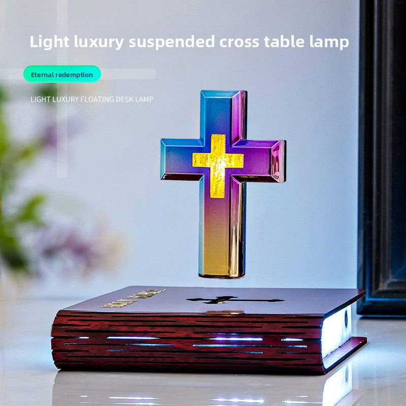 Floating Cross n' Bible